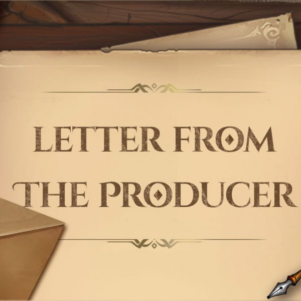 Letter from the Producer